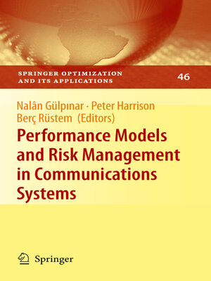 cover image of Performance Models and Risk Management in Communications Systems